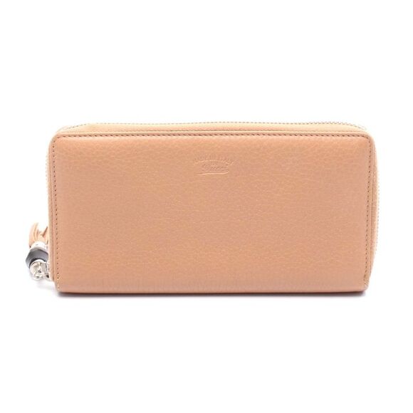 Gucci Bamboo Leather Long Wallet - Picture 1 of 8